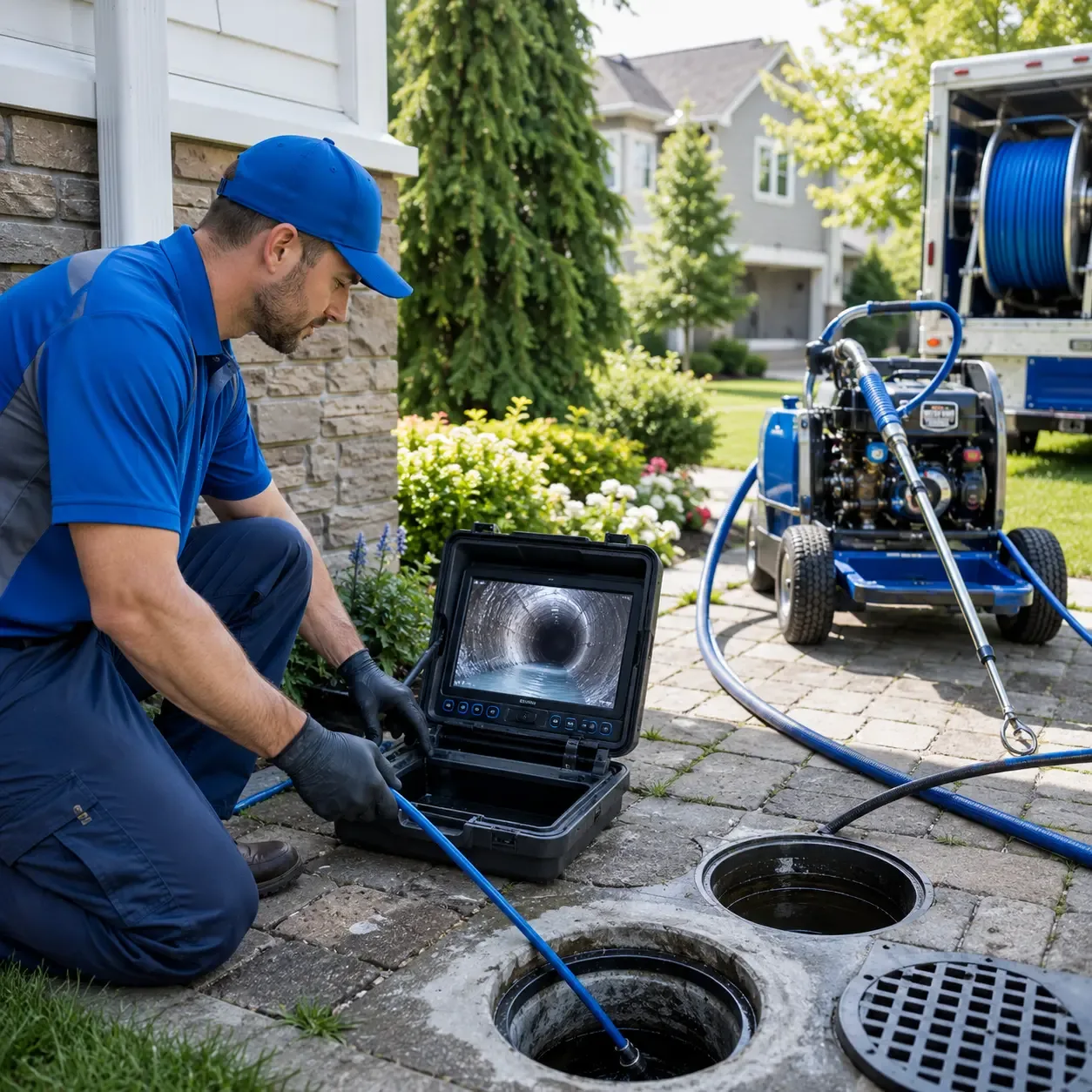 Outdoor drain cleaning professionals serving Round Lake, MN