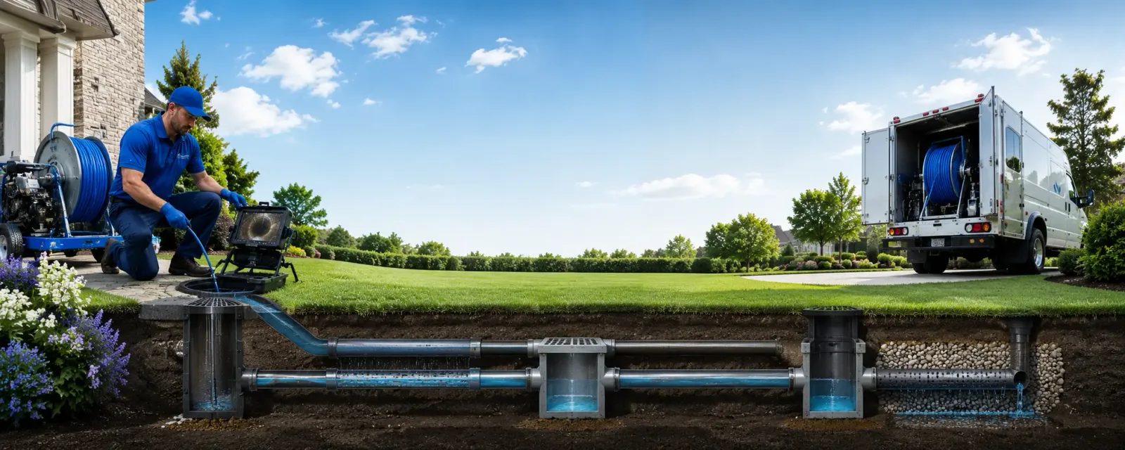 Outdoor drain cleaning information for Round Lake, MN